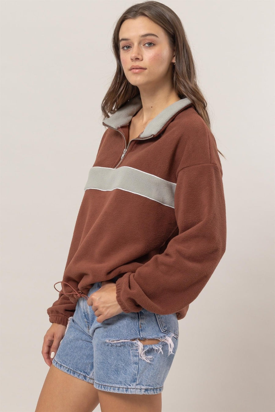 Camilla Half Zip Sweatshirt