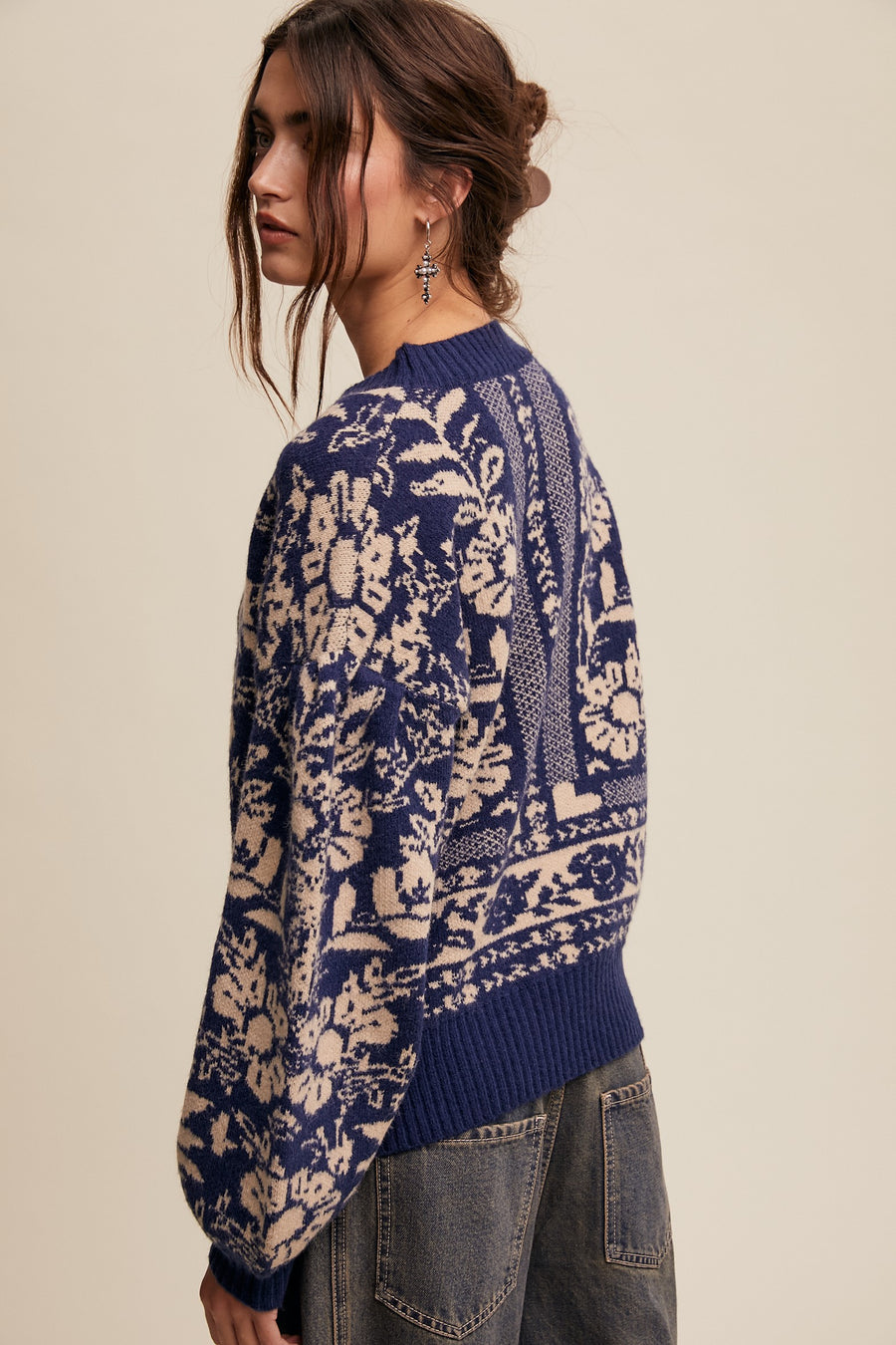 Bradley Floral Sweater