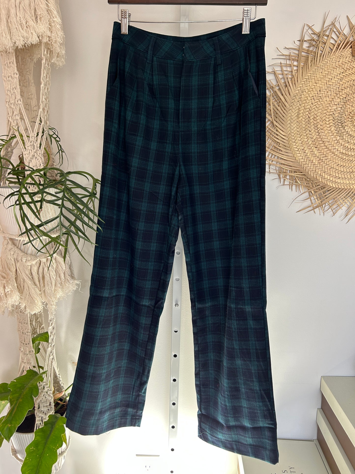 Mary Plaid Trousers