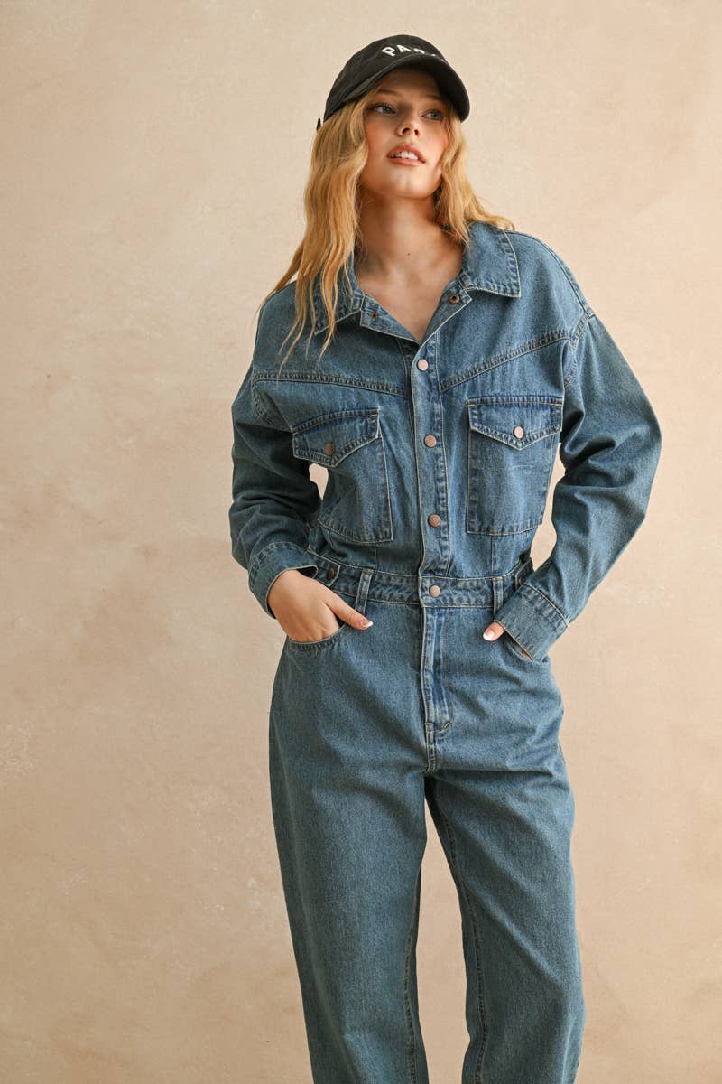Waylon Denim Jumpsuit