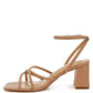 Alyona Low Block Heel Strappy Sandals