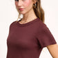 Dylan Waffle Knit Short Sleeve Top