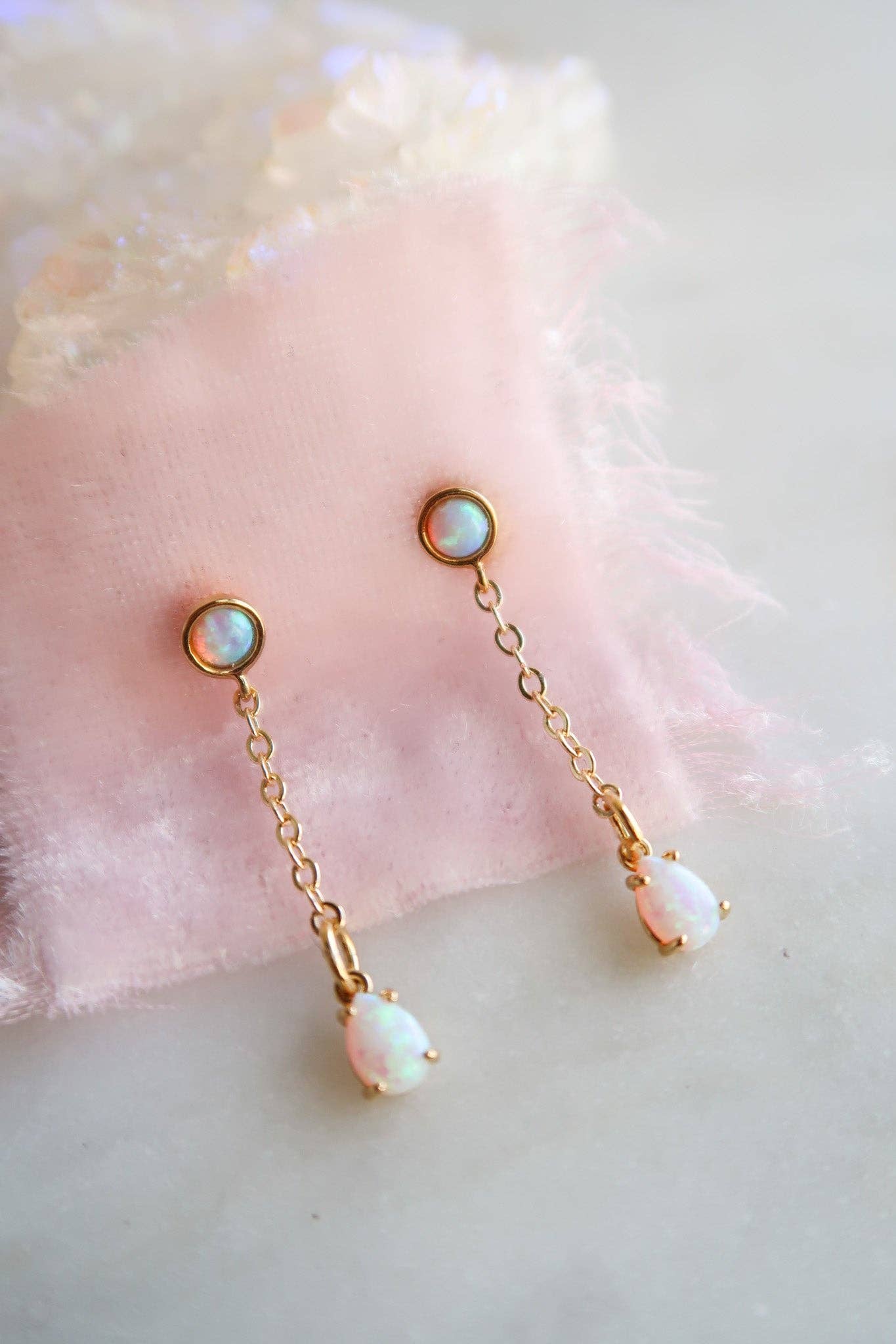 Invisible String Earrings