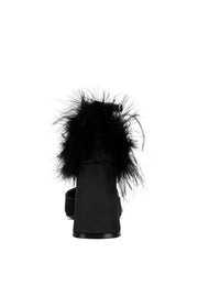 Palmetta Fur Block Heels