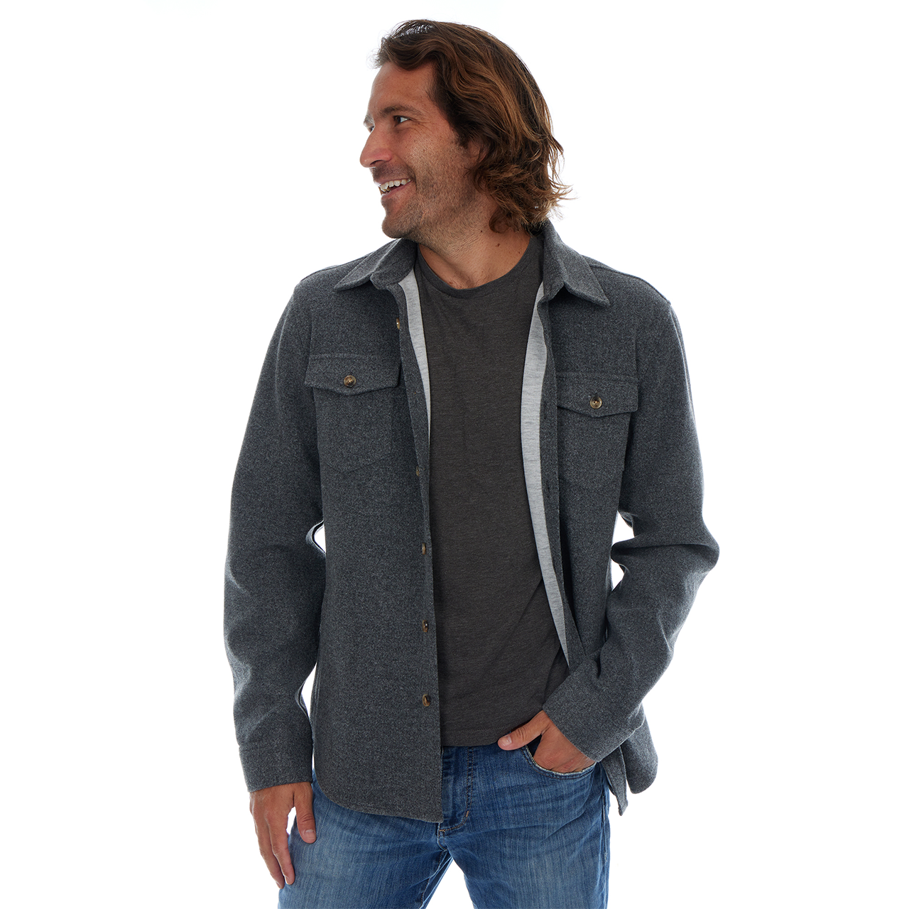 Bentley Heavy Faux Wool Shacket