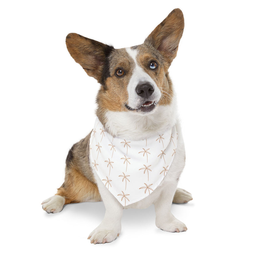 Auggie &amp; Zo Bandana à collier pour animaux de compagnie Palmiers du désert