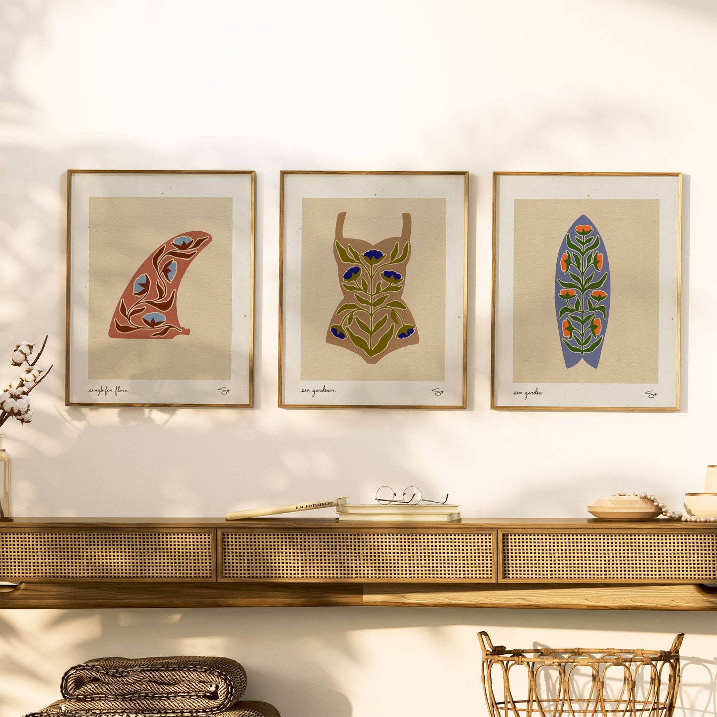 Fin Garden 2 | Surf Inspired Print