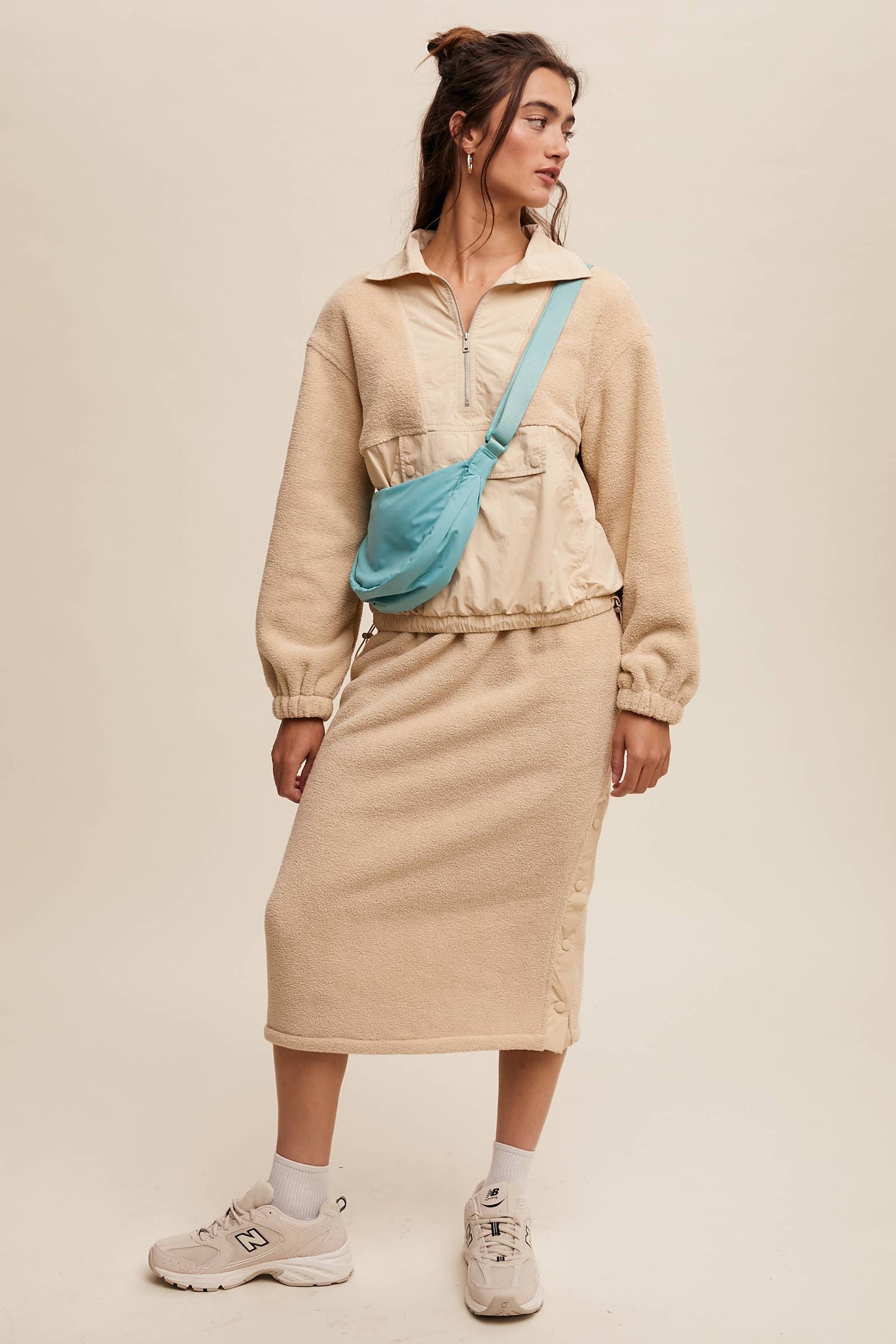 Janie Fleece Pullover Jacket