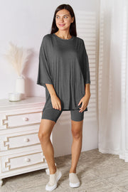 Scottie Three-Quarter Sleeve Top and Shorts Set