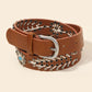 Western Boho Faux Leather Belt