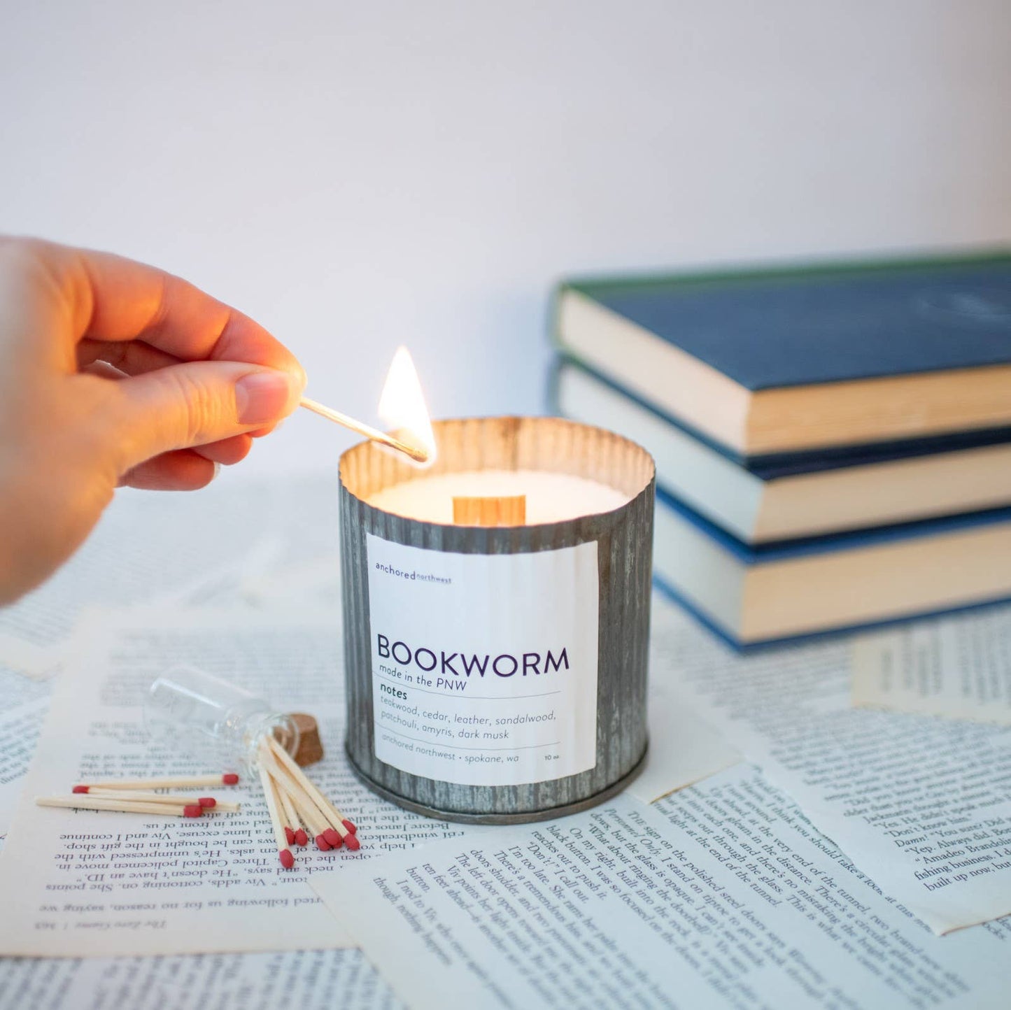 Sunkissed Rustic Wood Wick Candle
