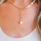 My Sister's Cottage | Waterproof | Freshwater Cultured Pearl Lariat Necklace