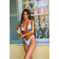 Summer Romance Bikini Bottom - Blue & Pink