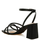 Alyona Low Block Heel Strappy Sandals