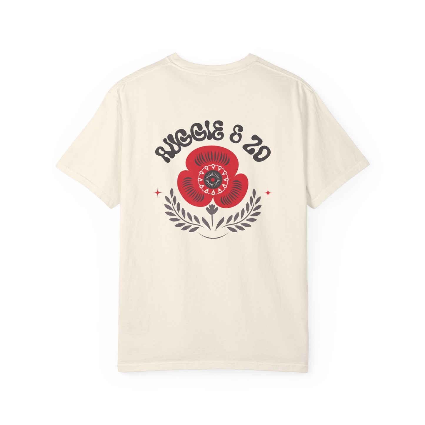 Vintage Poppy Unisex Tee - Comfort Colors