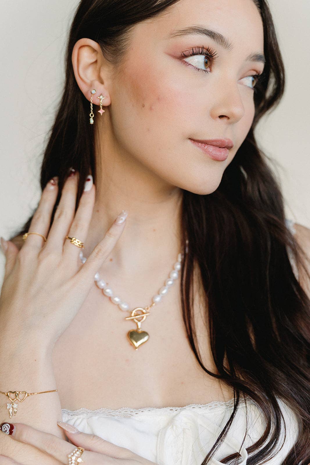 Invisible String Earrings