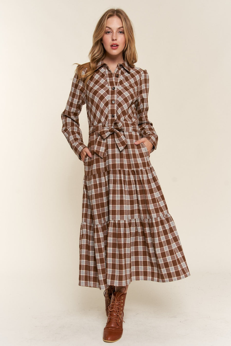 Clarice Maxi Shirt Dress