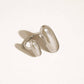 Roxy Modern Silver Open Statement Ring