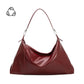 Charlie Recycled Vegan Shoulder Bag - Cranberry