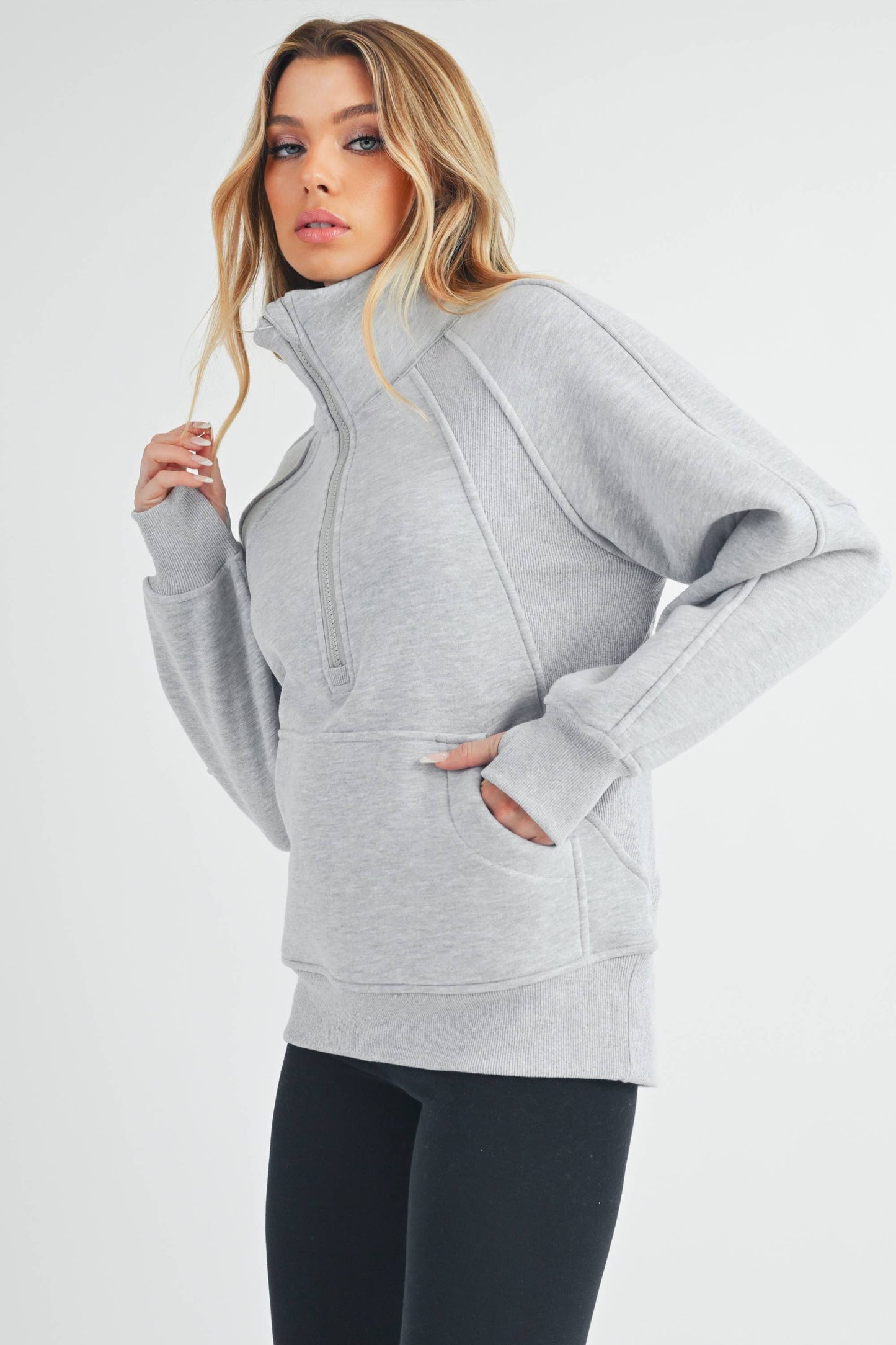 Leah Half-Zip Sweater