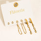 Finley 18K Gold Non-Tarnish CZ Chain Drop Earring Sets