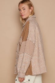 Peregrin Houndstooth Contrast Shacked - Mocha