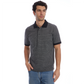 Owen Jacquard Short Sleeve Ribbed Polo - Black