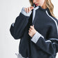 Laney Contrast Trim Half-Zip Fleece