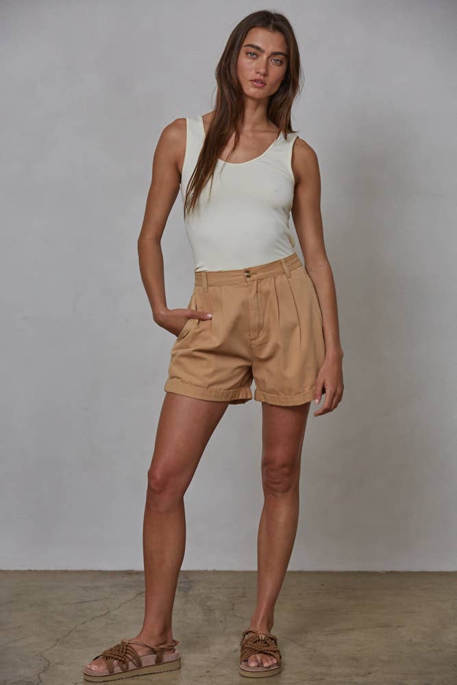 Kasey Seamless Reverse U-V Neck Tank