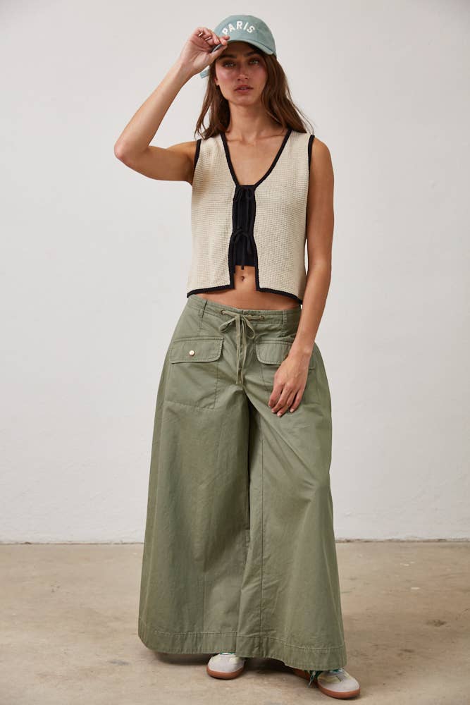 Margo Tie-Front Vest Top