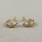 18k Gold Filled Infinity Cz C-Hoop Earrings