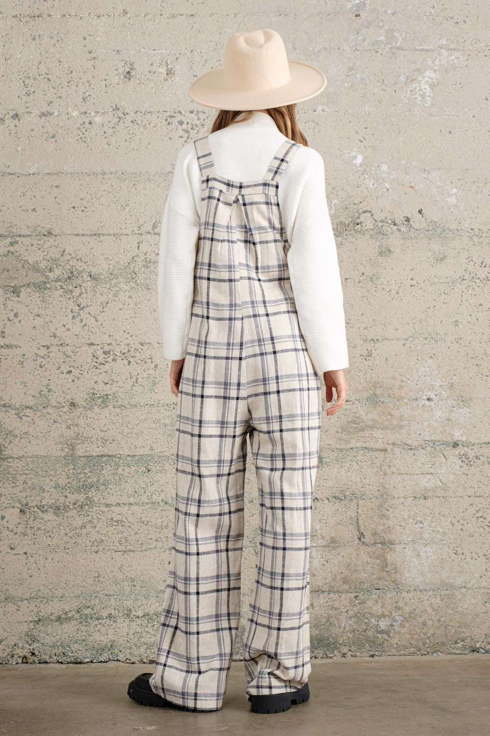 Jenson Plaid Overalls