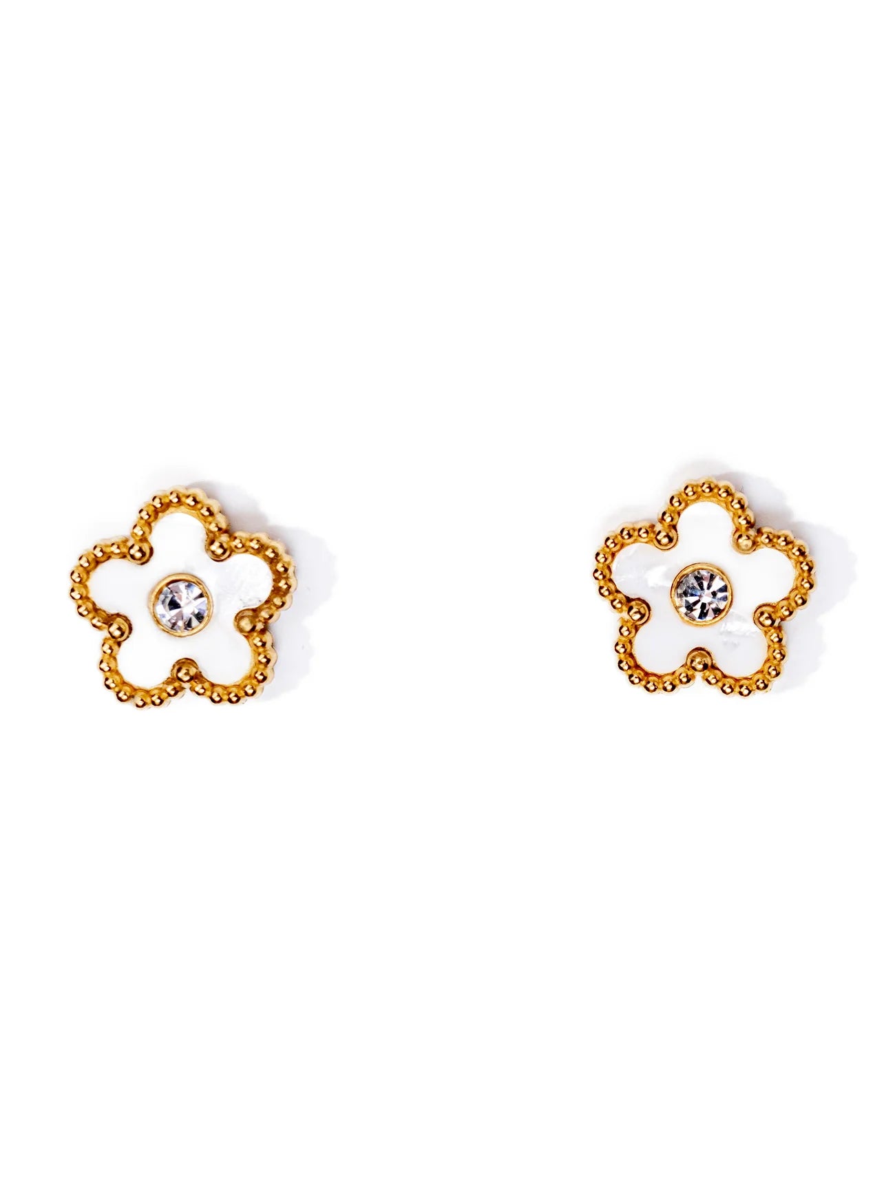 My Sister's Cottage | Waterproof | Flower CZ Earrings