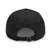 Beach Club Dad Hat with Leather Patch (Round)