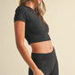 Jax Soft Knit Jersey Crewneck Tee
