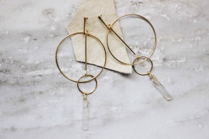 Bloom With Grace Hoop Earrings