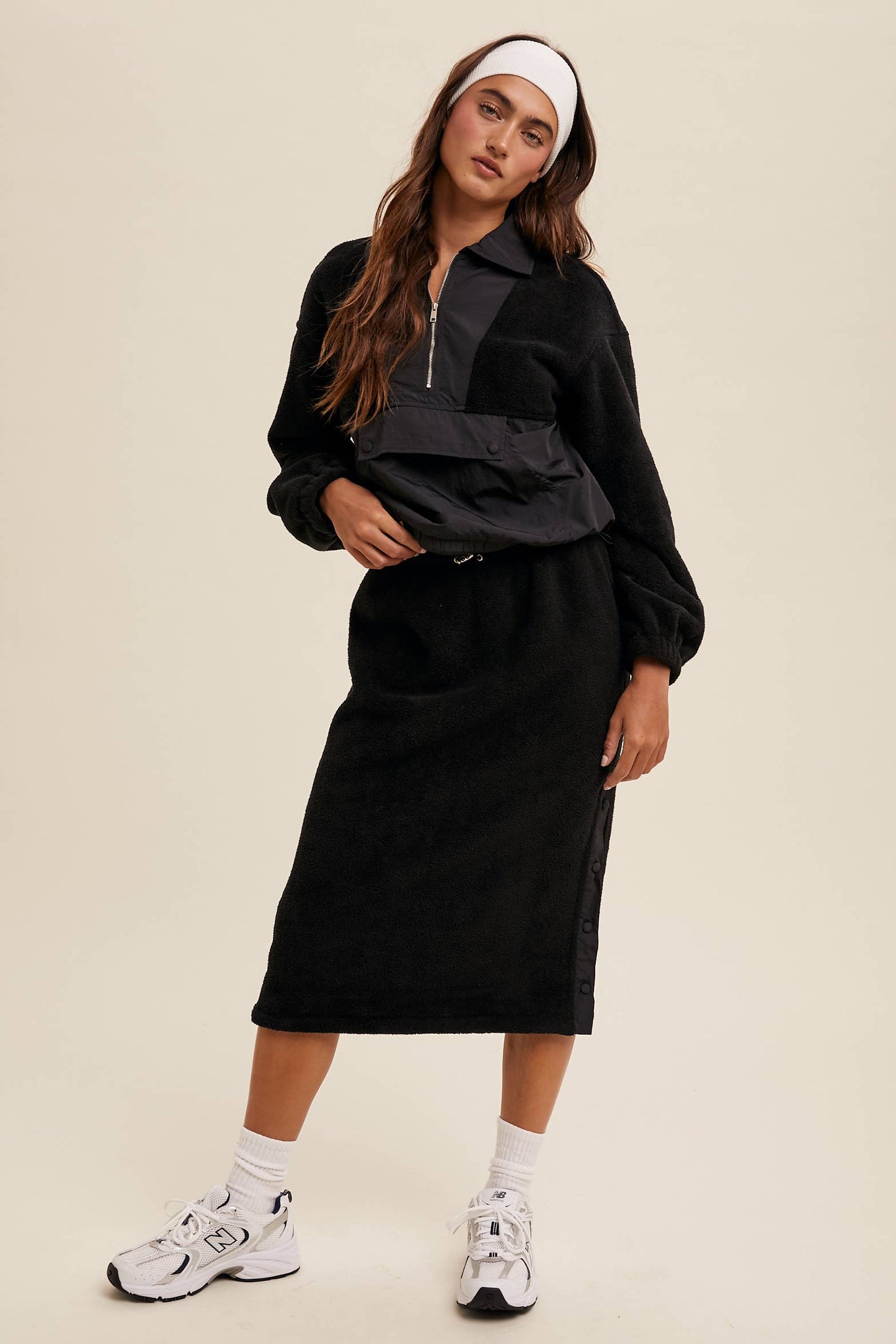 Janie Fleece Pullover Jacket