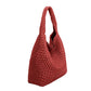 Johanna Large Recycled Vegan Shoulder Bag - Red