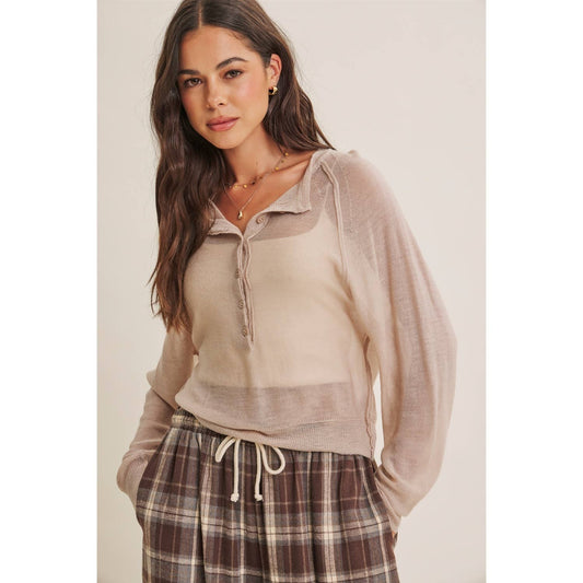 Morning Layer Henley Top