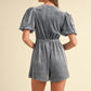 Sarasota Velvet Romper