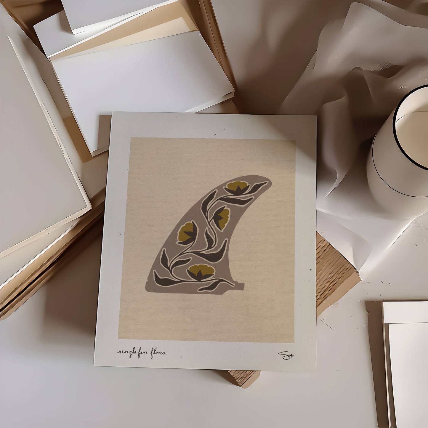 Fin Garden 4 | Surf Inspired Print