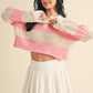 Lumina Striped Knit Rugby Sweater