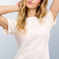 Dylan Waffle Knit Short Sleeve Top