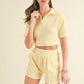 Melanie Waffle Knit Top