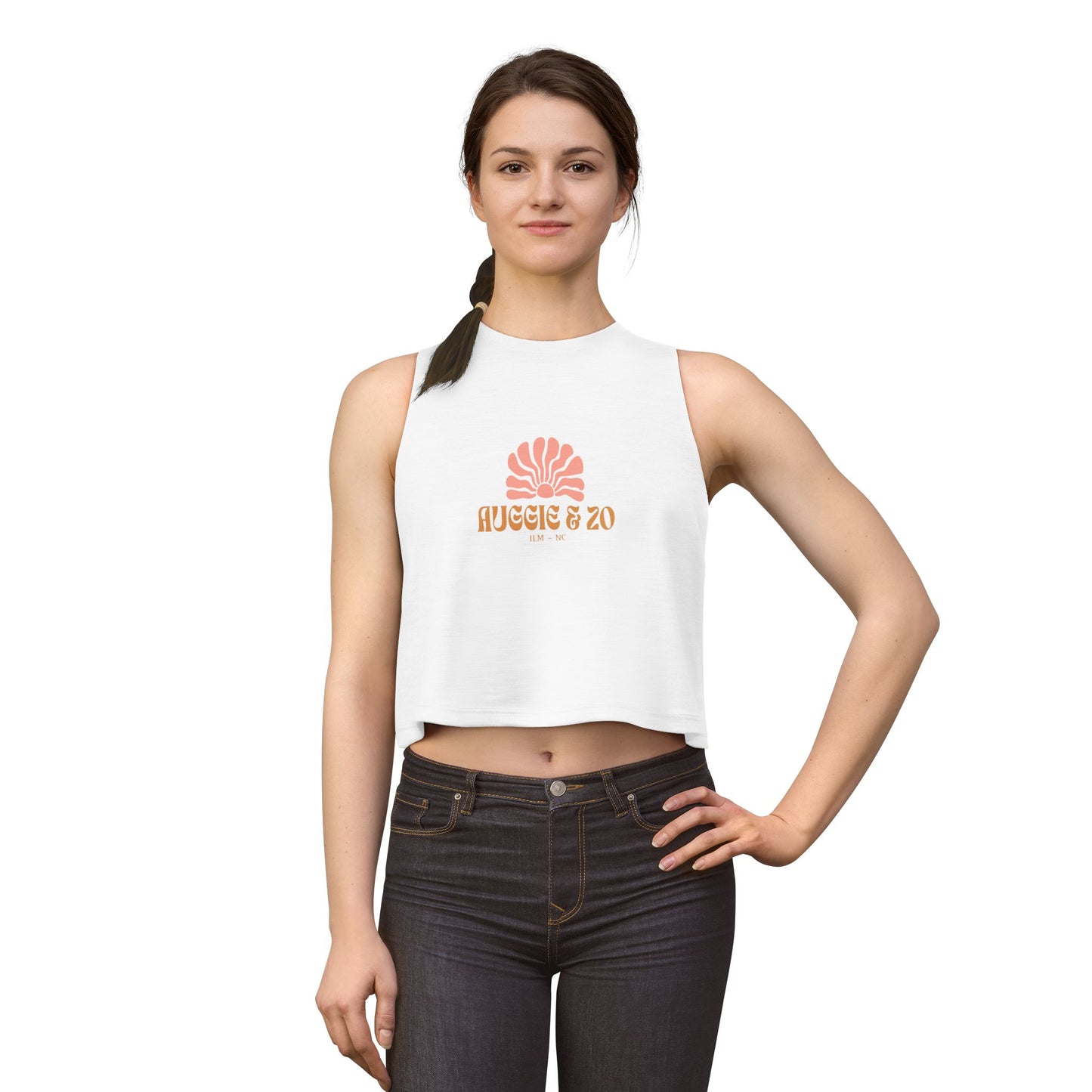 Retro Sun Crop Tank Top