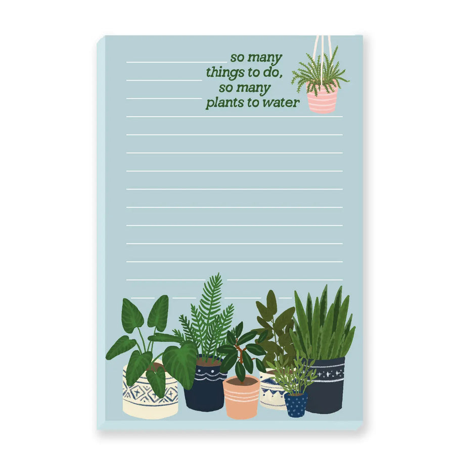 So Many Plants Notepad | Houseplant Notepad