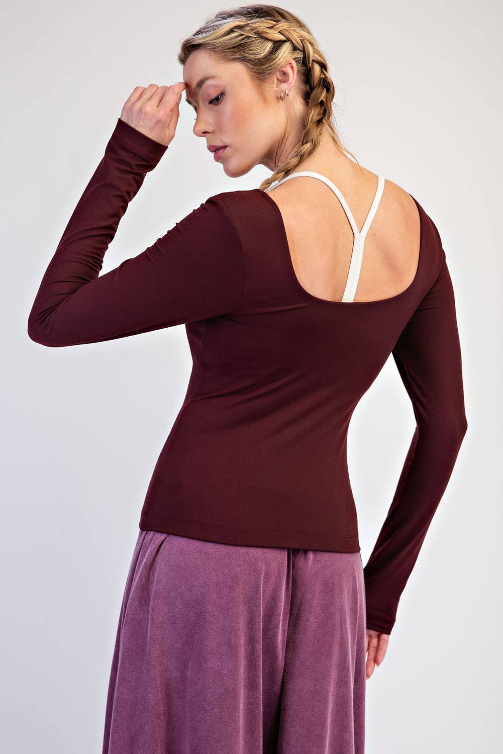 First Light Recycled Blend Long Sleeve Top
