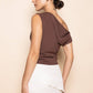 Steph Asymmetrical One-Shoulder Top