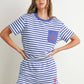 Portland Striped Pocket Tee