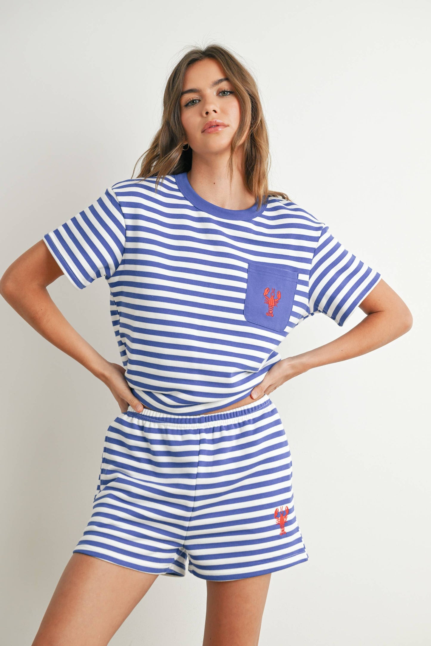 Portland Striped Pocket Tee